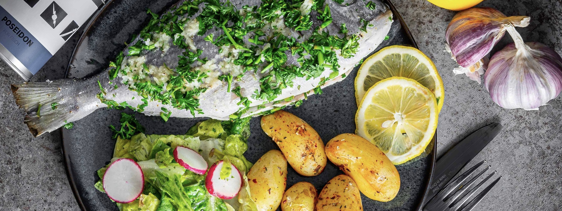 Fisch und Kartoffeln sind gesund und liefern viel Magnesium